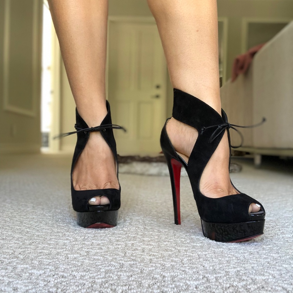 Campanina Louboutin platform heels - Picture 4 of 5